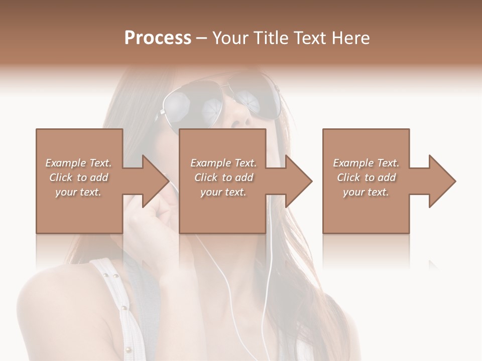 Isolated Eye Agent PowerPoint Template