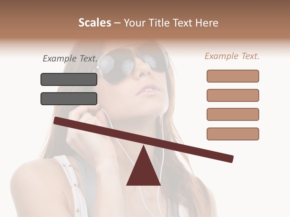 Isolated Eye Agent PowerPoint Template