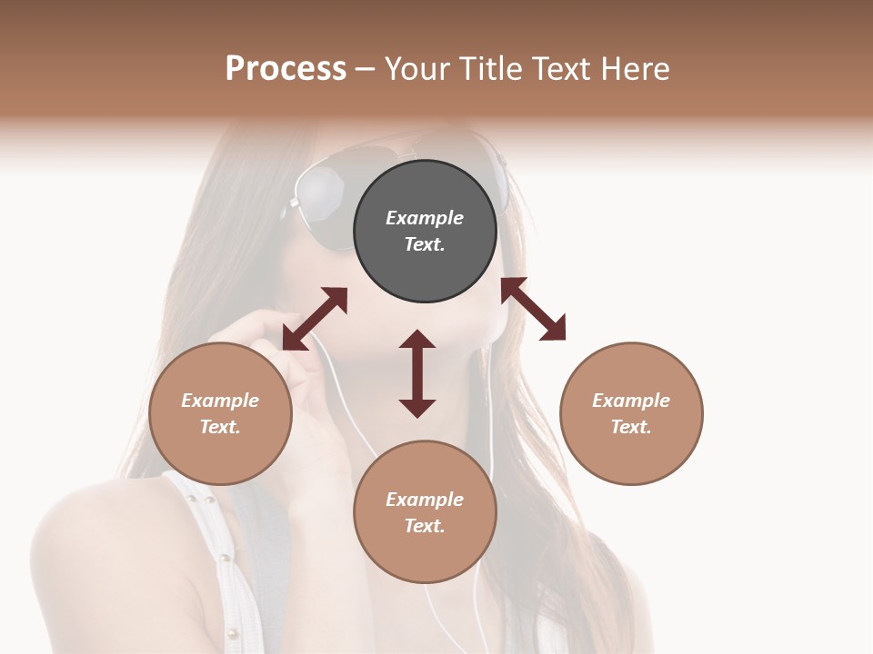 Isolated Eye Agent PowerPoint Template