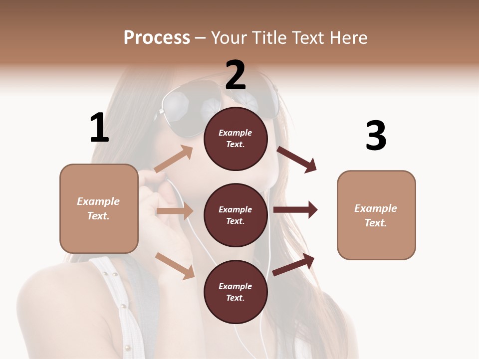 Isolated Eye Agent PowerPoint Template