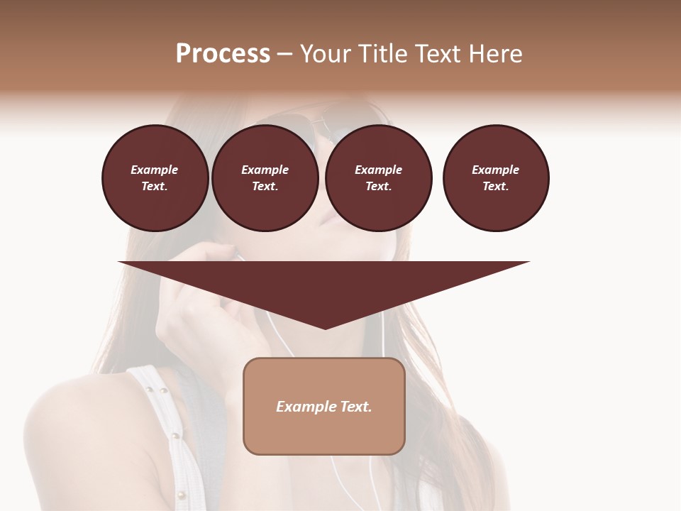 Isolated Eye Agent PowerPoint Template
