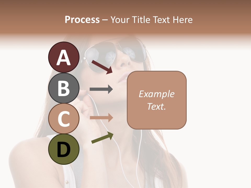 Isolated Eye Agent PowerPoint Template