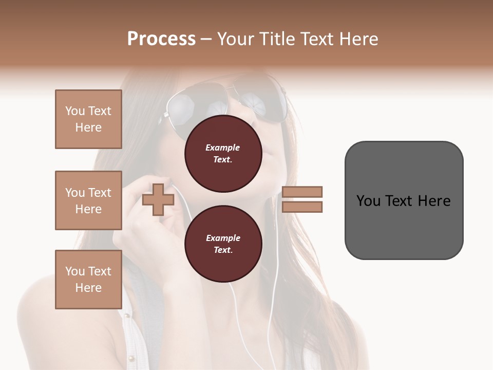 Isolated Eye Agent PowerPoint Template