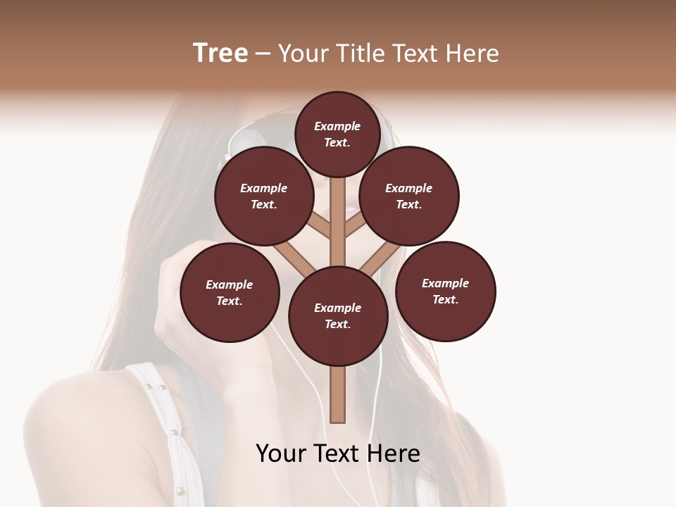 Isolated Eye Agent PowerPoint Template