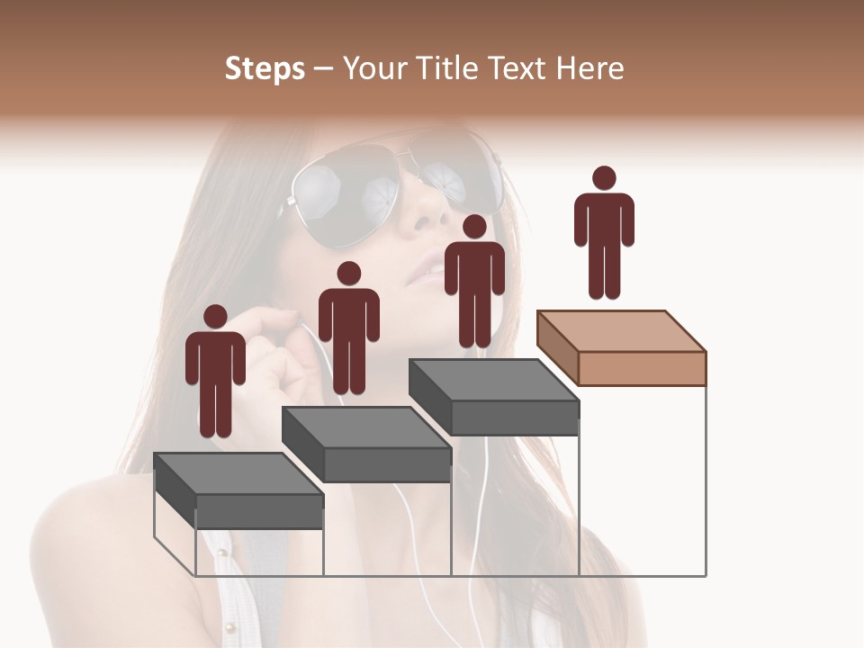 Isolated Eye Agent PowerPoint Template