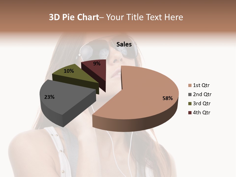 Isolated Eye Agent PowerPoint Template