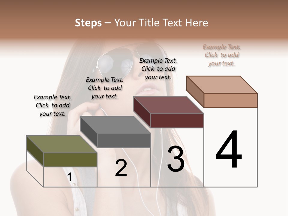 Isolated Eye Agent PowerPoint Template