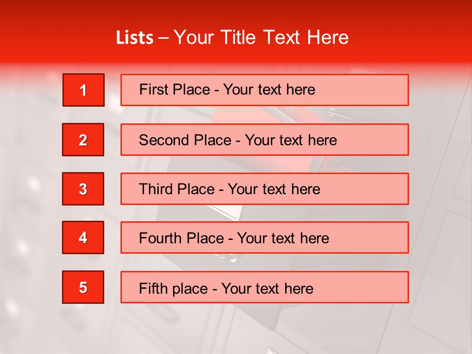 Search Furniture Rendering PowerPoint Template
