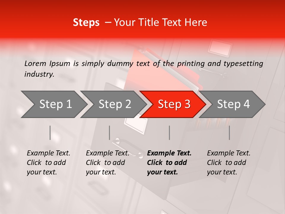 Search Furniture Rendering PowerPoint Template