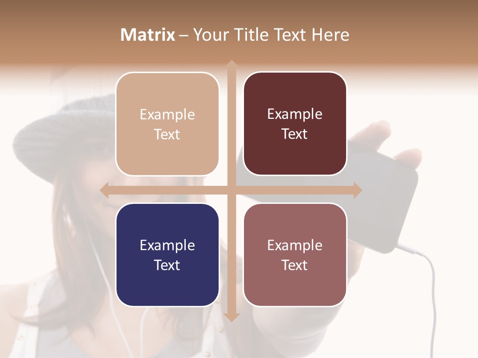 Contemporary Caucasian Connection PowerPoint Template