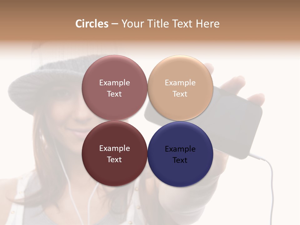 Contemporary Caucasian Connection PowerPoint Template