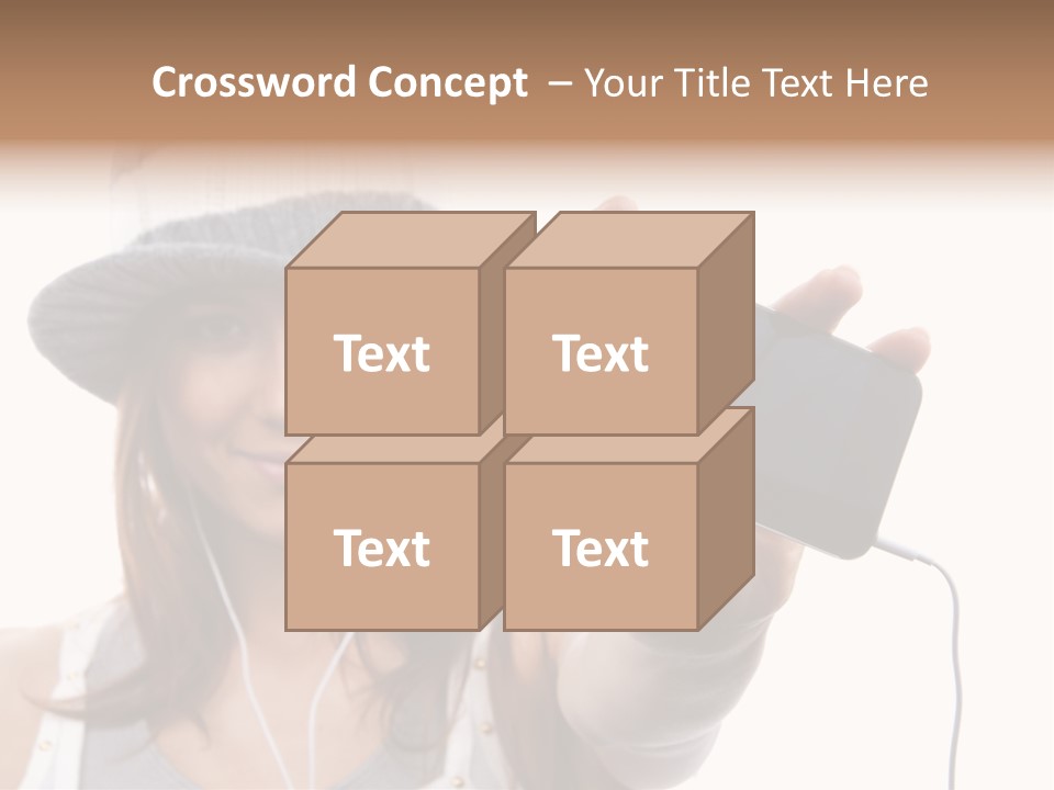 Contemporary Caucasian Connection PowerPoint Template