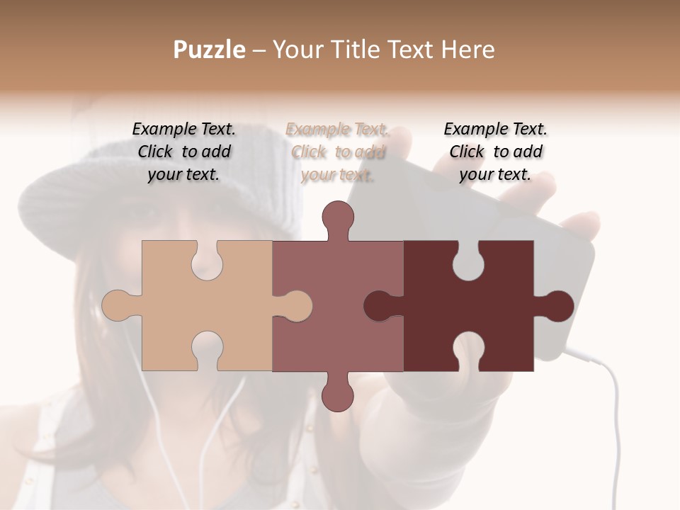 Contemporary Caucasian Connection PowerPoint Template