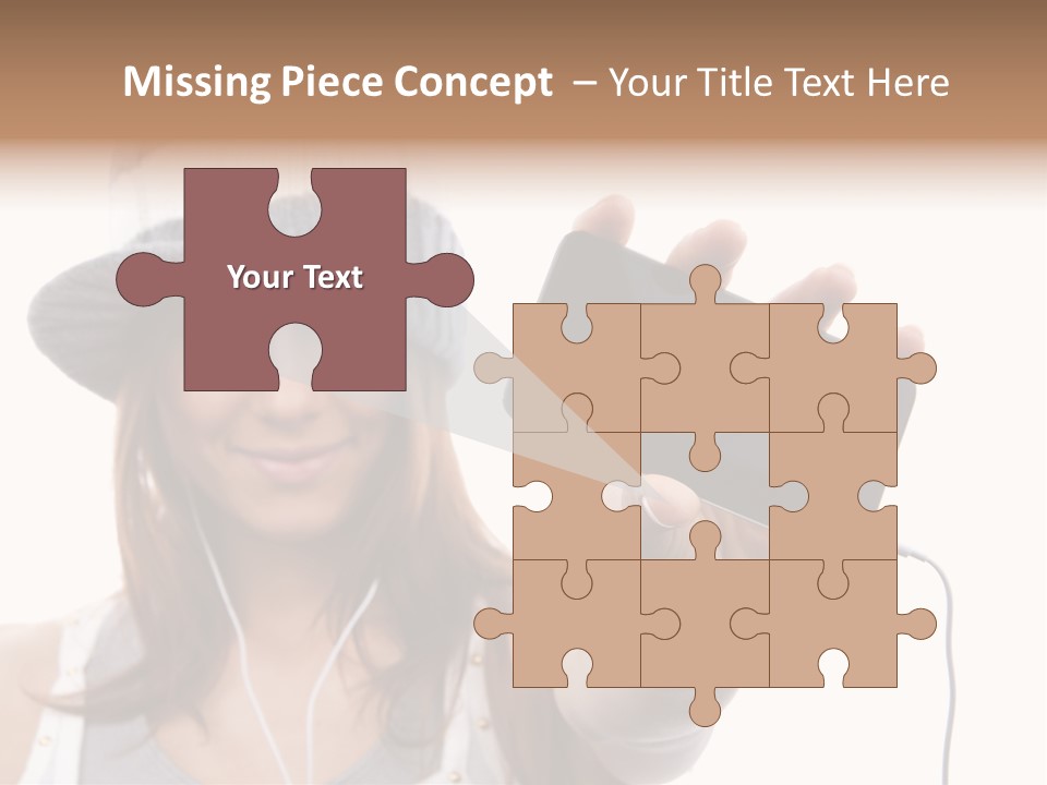 Contemporary Caucasian Connection PowerPoint Template