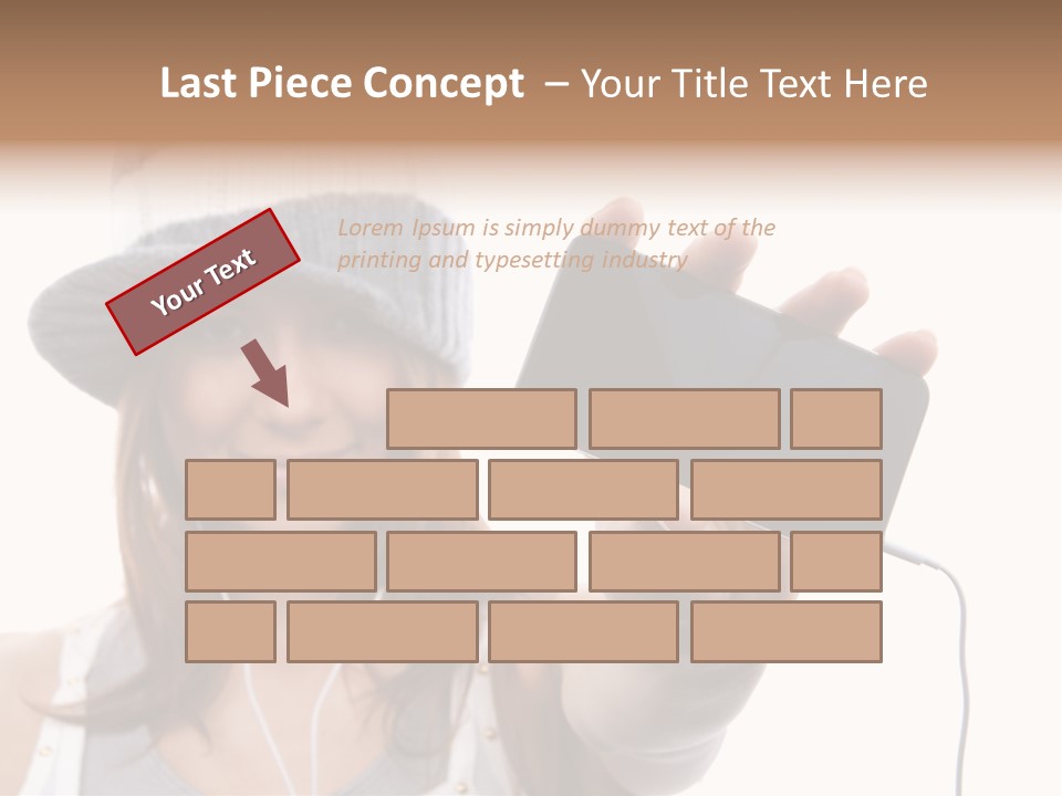 Contemporary Caucasian Connection PowerPoint Template
