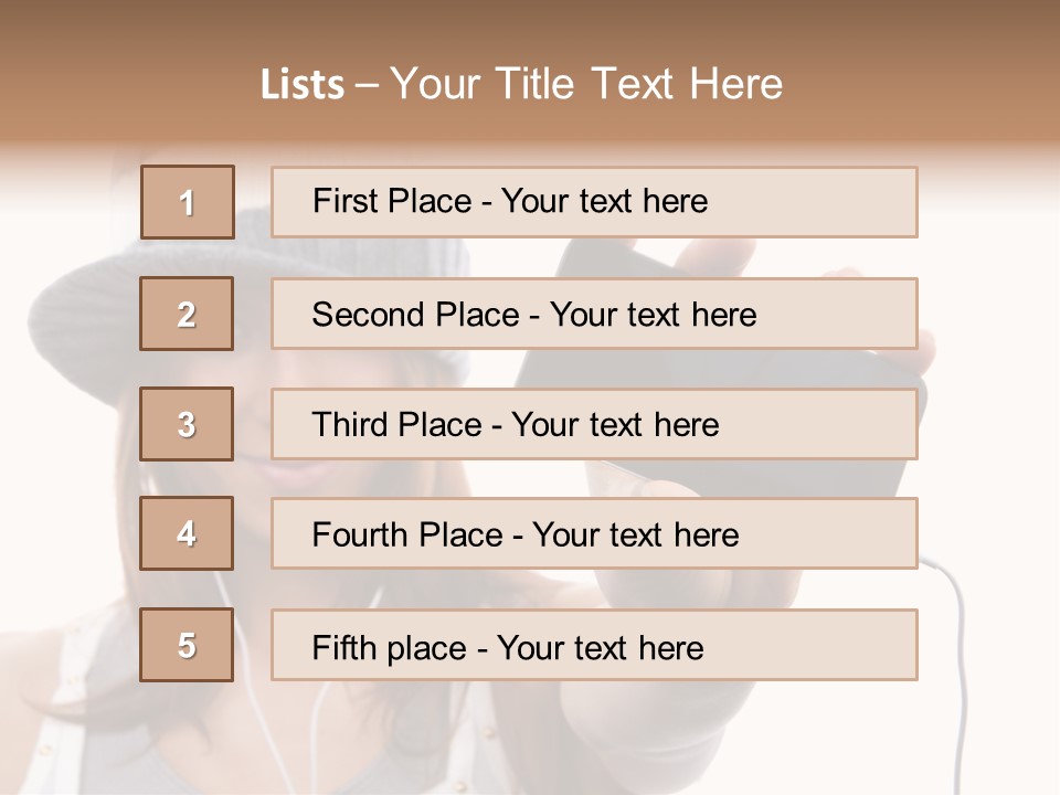 Contemporary Caucasian Connection PowerPoint Template