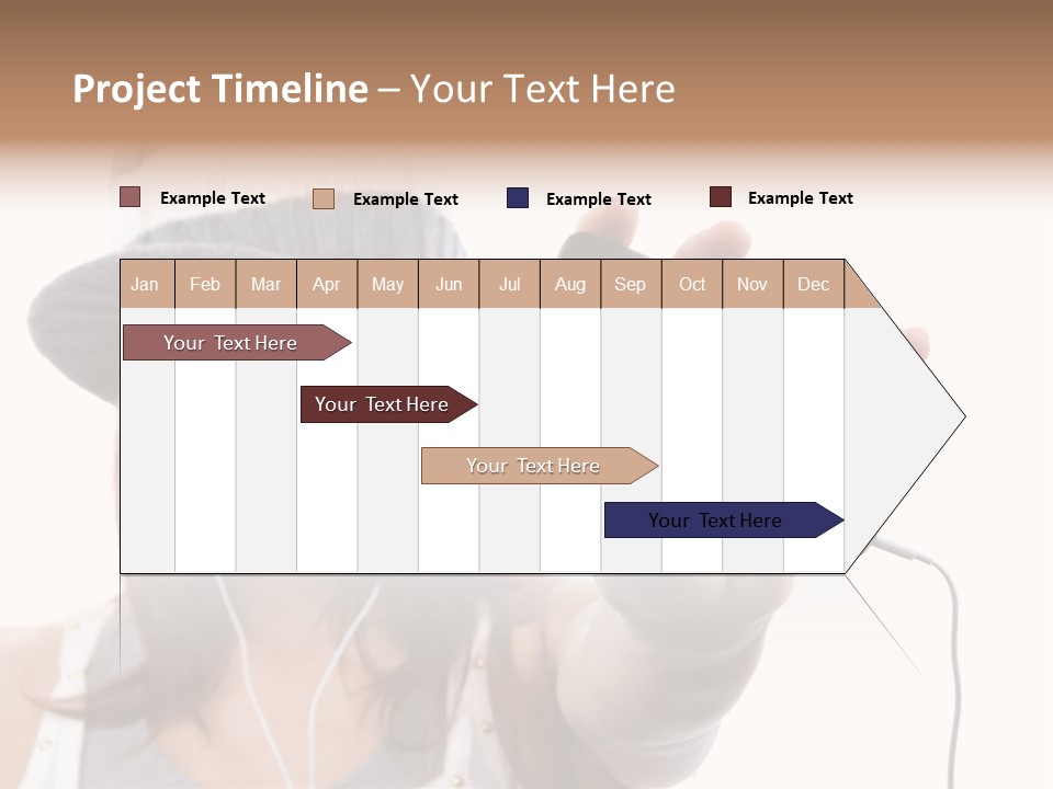 Contemporary Caucasian Connection PowerPoint Template