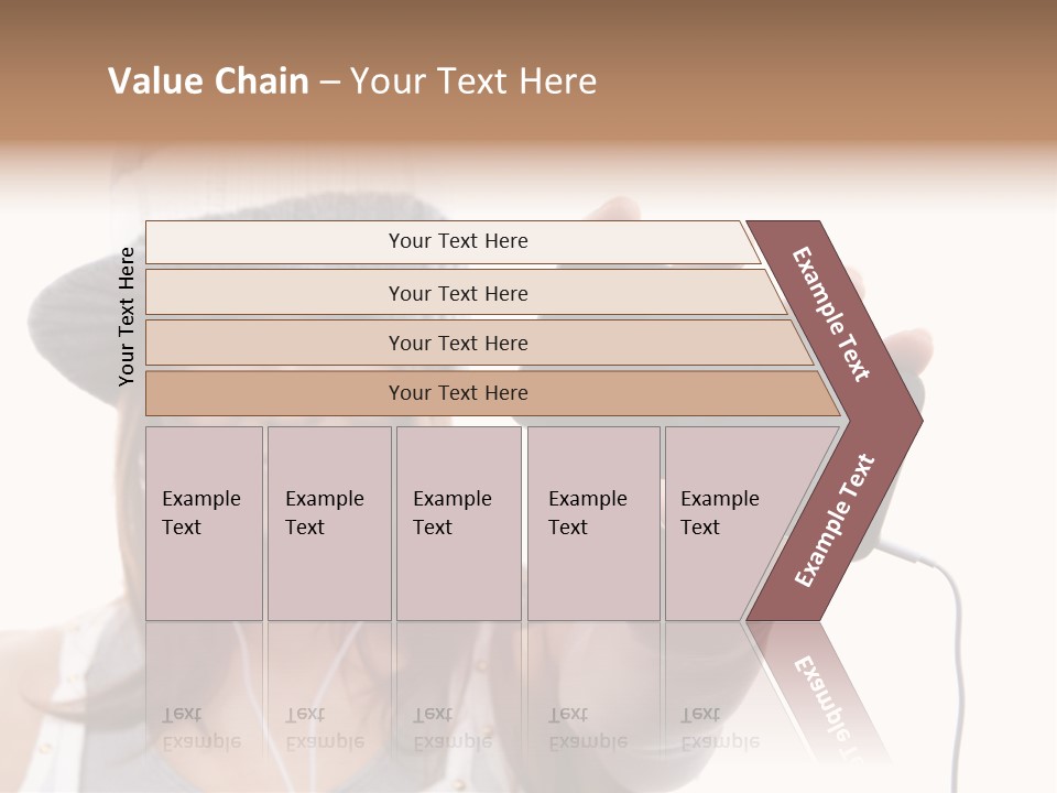 Contemporary Caucasian Connection PowerPoint Template