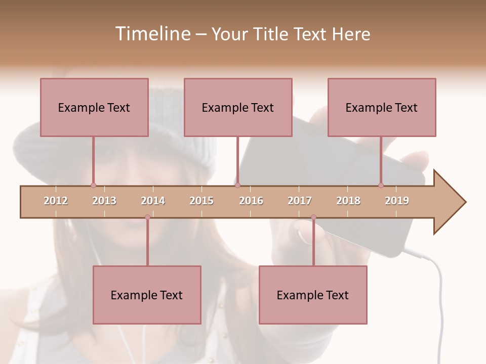 Contemporary Caucasian Connection PowerPoint Template