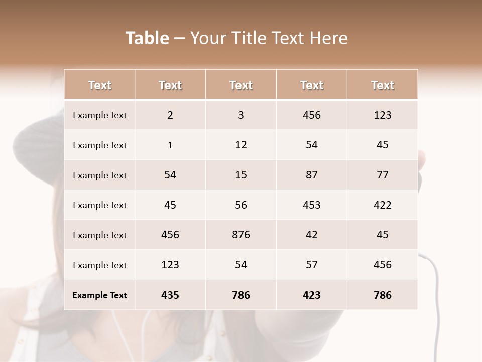 Contemporary Caucasian Connection PowerPoint Template