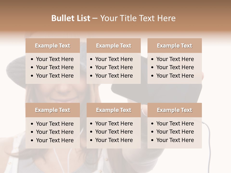 Contemporary Caucasian Connection PowerPoint Template