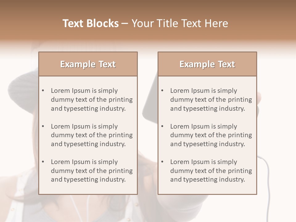 Contemporary Caucasian Connection PowerPoint Template