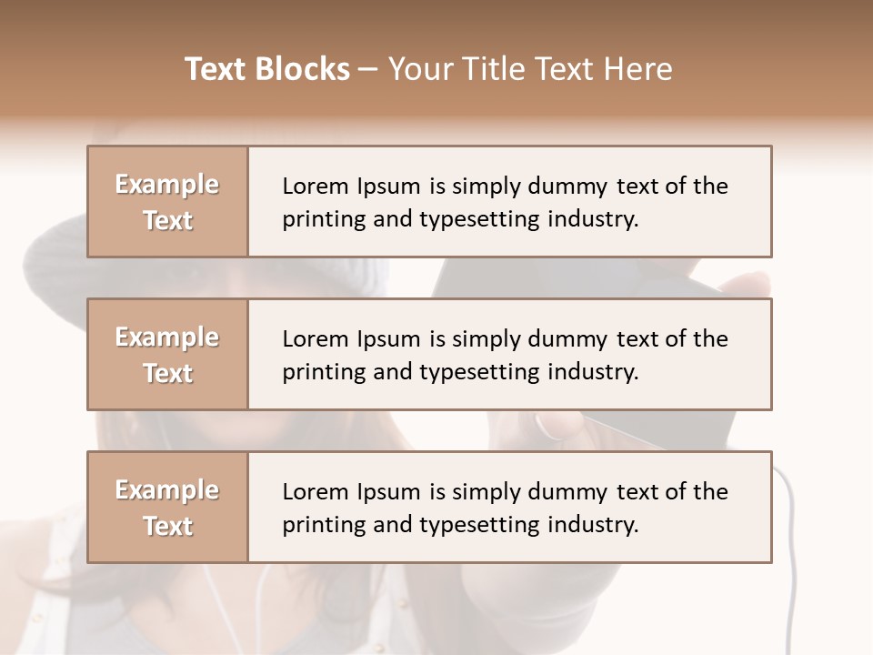 Contemporary Caucasian Connection PowerPoint Template