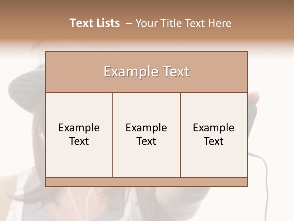Contemporary Caucasian Connection PowerPoint Template