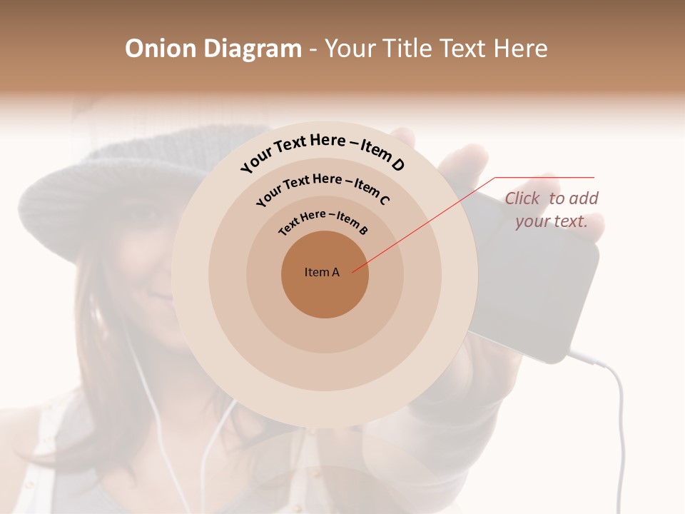 Contemporary Caucasian Connection PowerPoint Template