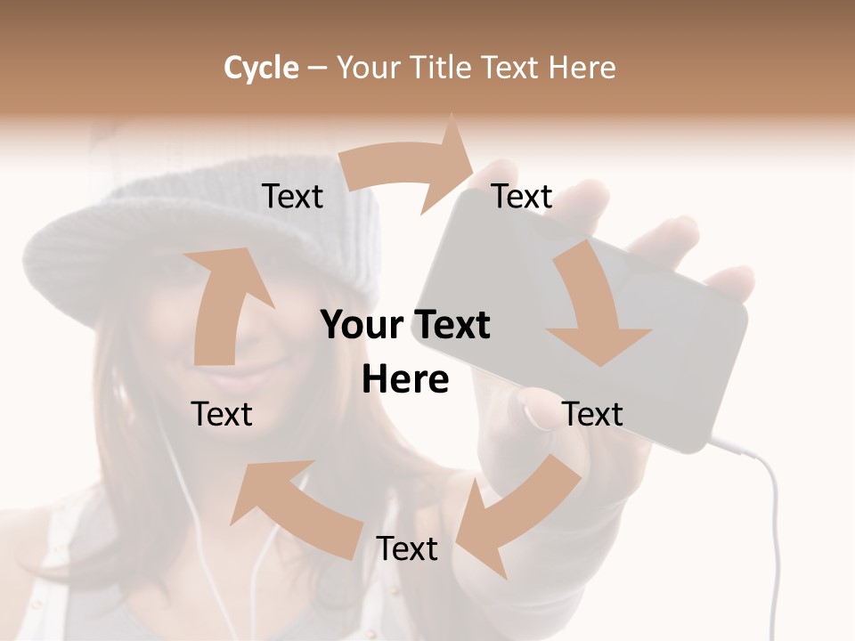 Contemporary Caucasian Connection PowerPoint Template