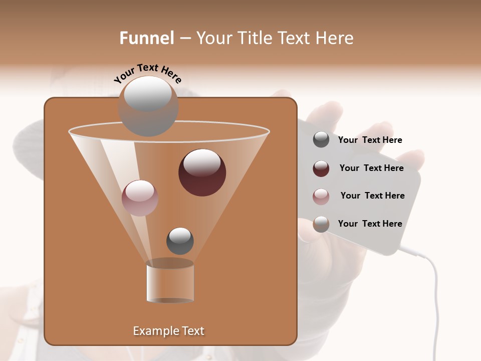 Contemporary Caucasian Connection PowerPoint Template