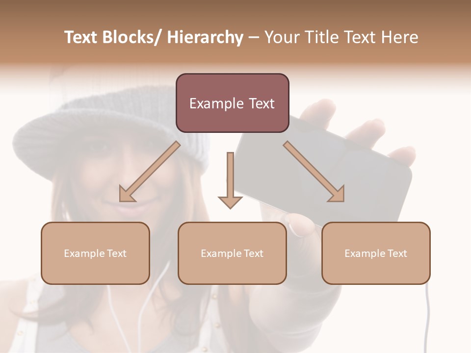 Contemporary Caucasian Connection PowerPoint Template