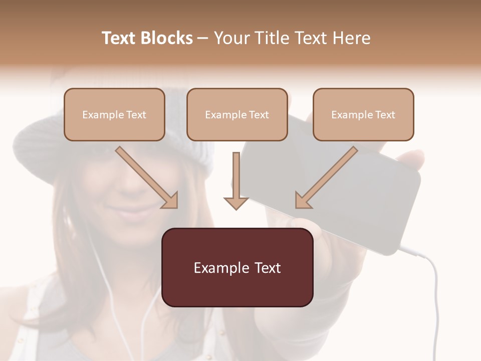 Contemporary Caucasian Connection PowerPoint Template