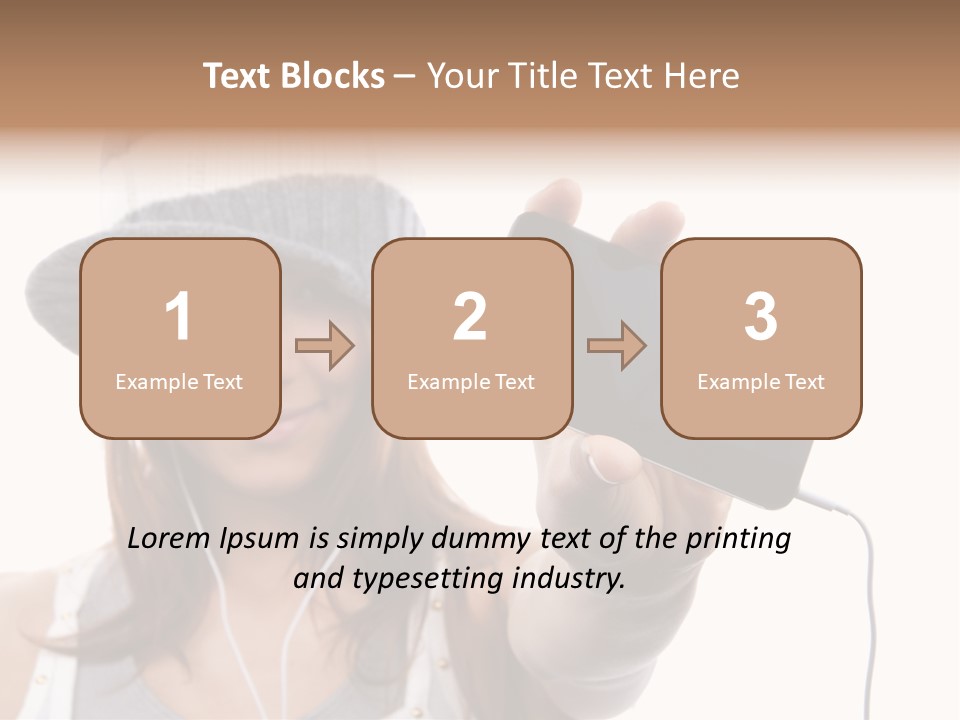 Contemporary Caucasian Connection PowerPoint Template
