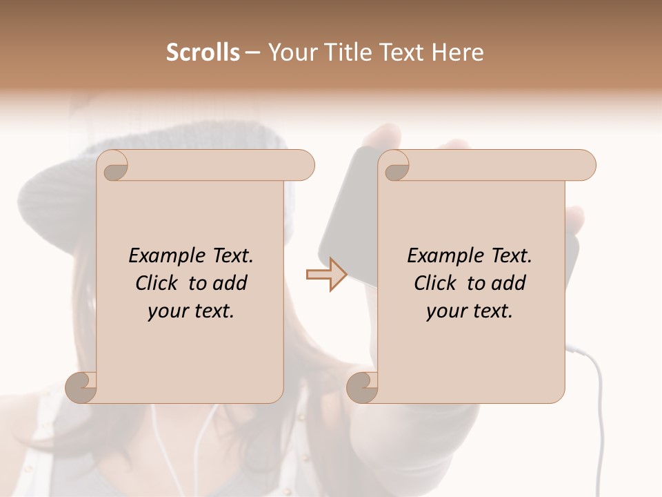 Contemporary Caucasian Connection PowerPoint Template