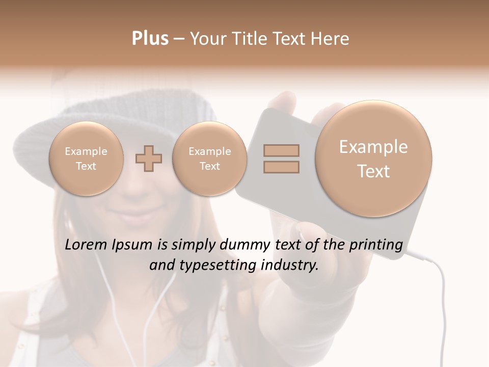 Contemporary Caucasian Connection PowerPoint Template