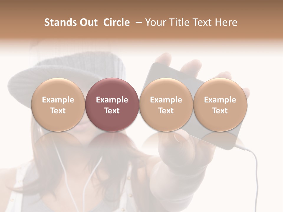 Contemporary Caucasian Connection PowerPoint Template