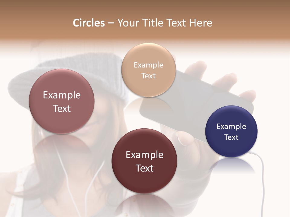 Contemporary Caucasian Connection PowerPoint Template