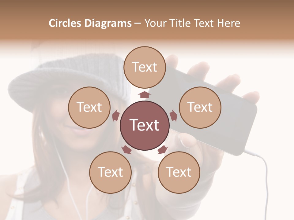 Contemporary Caucasian Connection PowerPoint Template