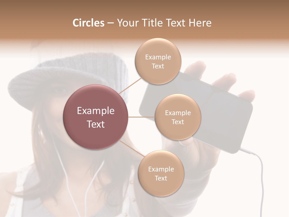 Contemporary Caucasian Connection PowerPoint Template