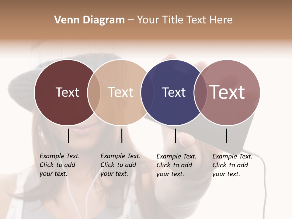 Contemporary Caucasian Connection PowerPoint Template