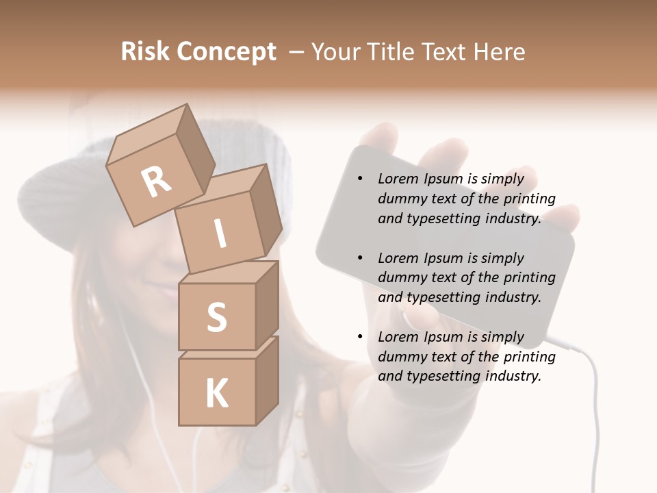 Contemporary Caucasian Connection PowerPoint Template