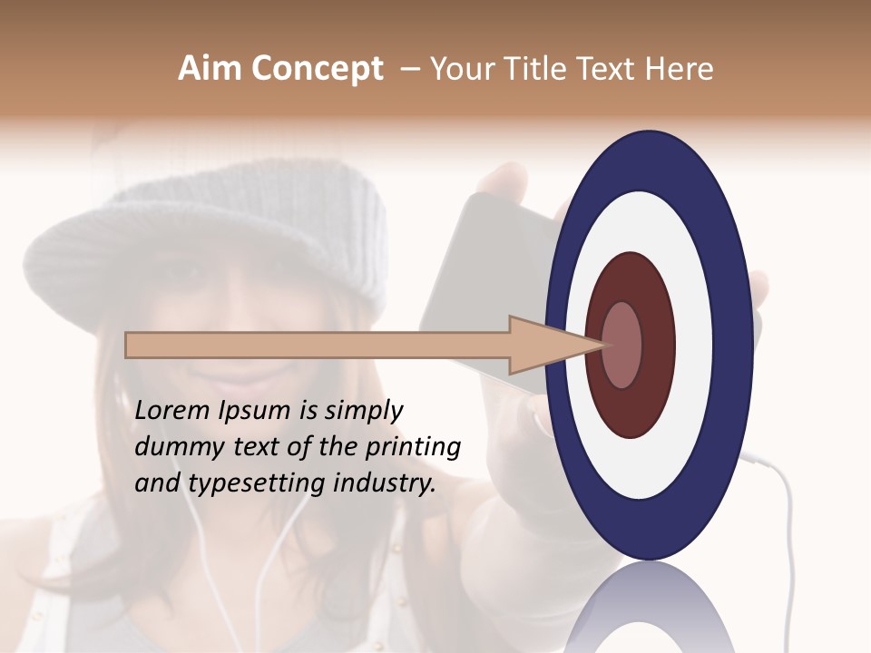 Contemporary Caucasian Connection PowerPoint Template