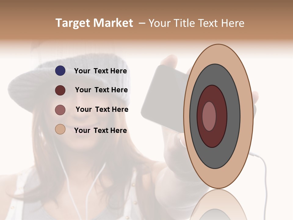 Contemporary Caucasian Connection PowerPoint Template