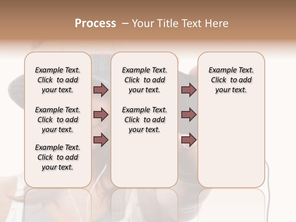 Contemporary Caucasian Connection PowerPoint Template