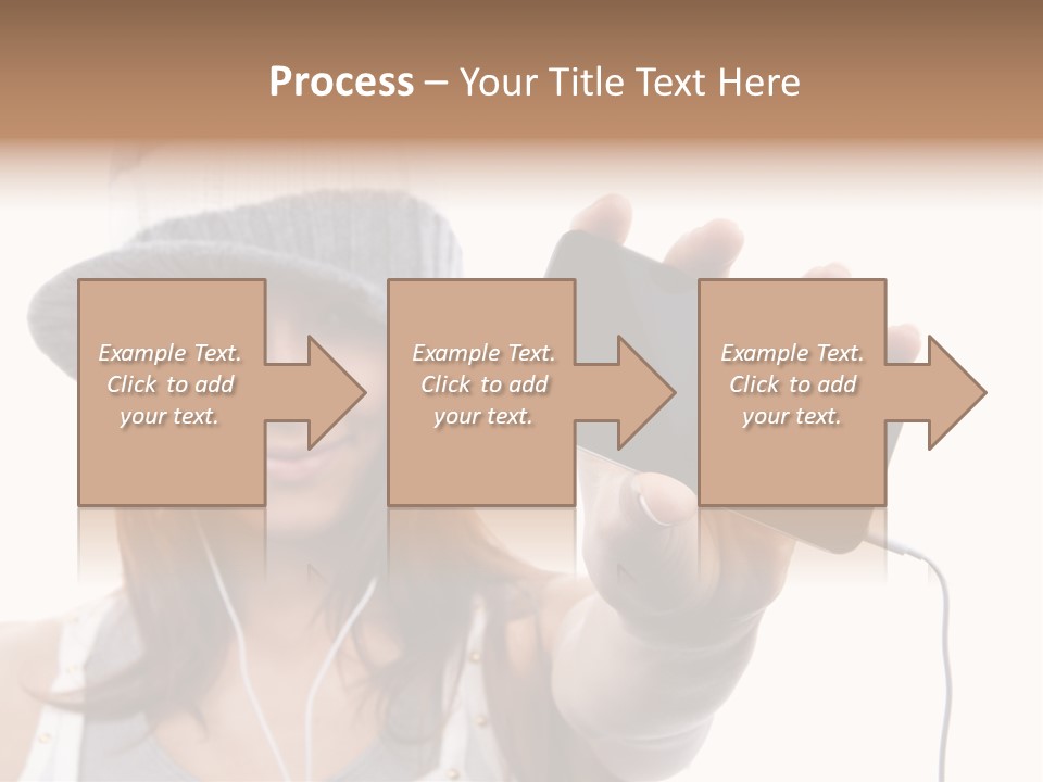 Contemporary Caucasian Connection PowerPoint Template