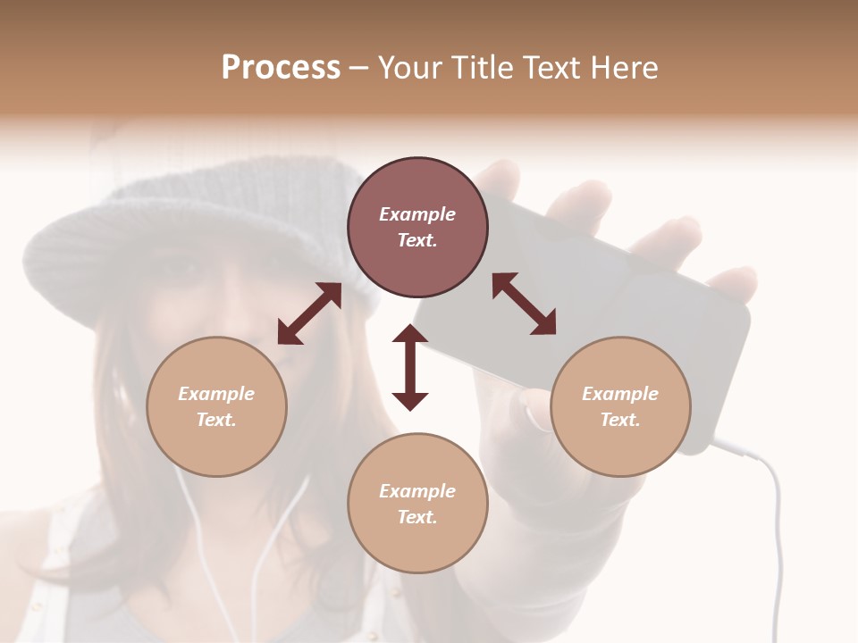 Contemporary Caucasian Connection PowerPoint Template