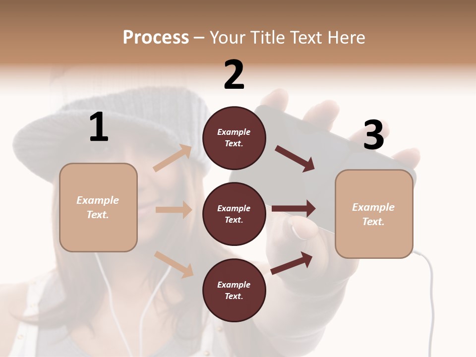Contemporary Caucasian Connection PowerPoint Template