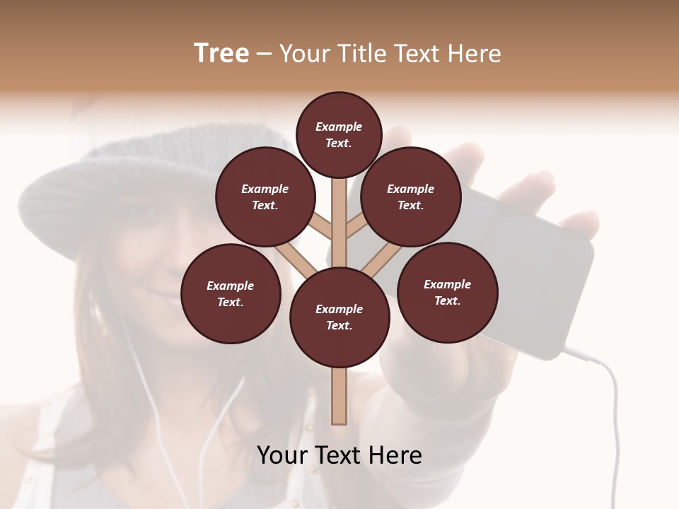 Contemporary Caucasian Connection PowerPoint Template