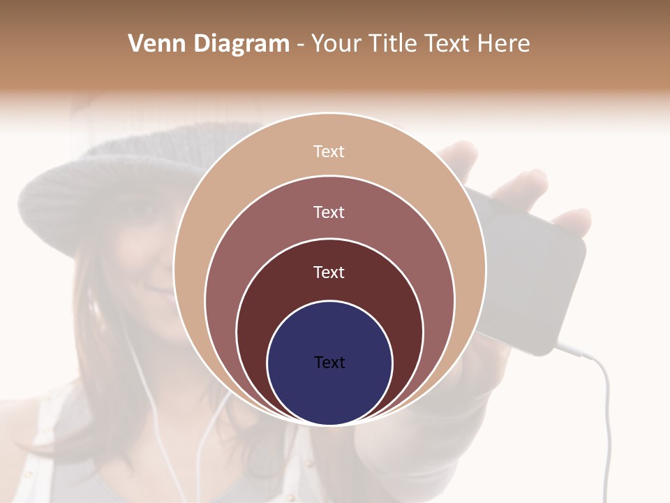 Contemporary Caucasian Connection PowerPoint Template